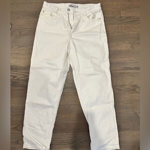 Zara white jeans
